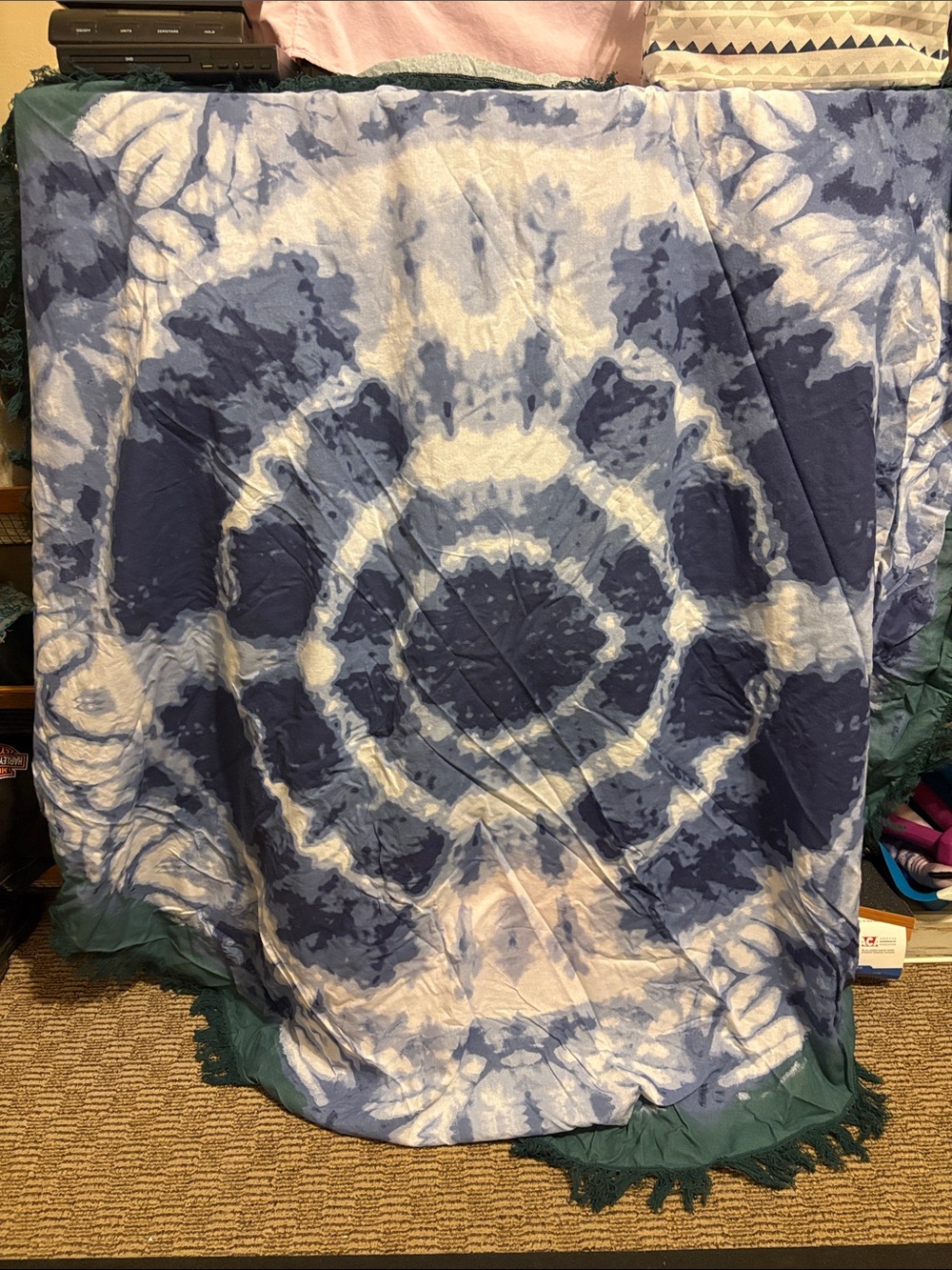 Round Tye Dye table cloth